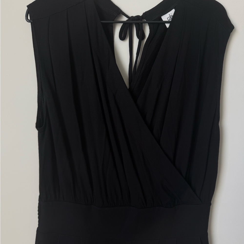 CAbi Black V-Neck Jumpsuit - Picture 2 of 6